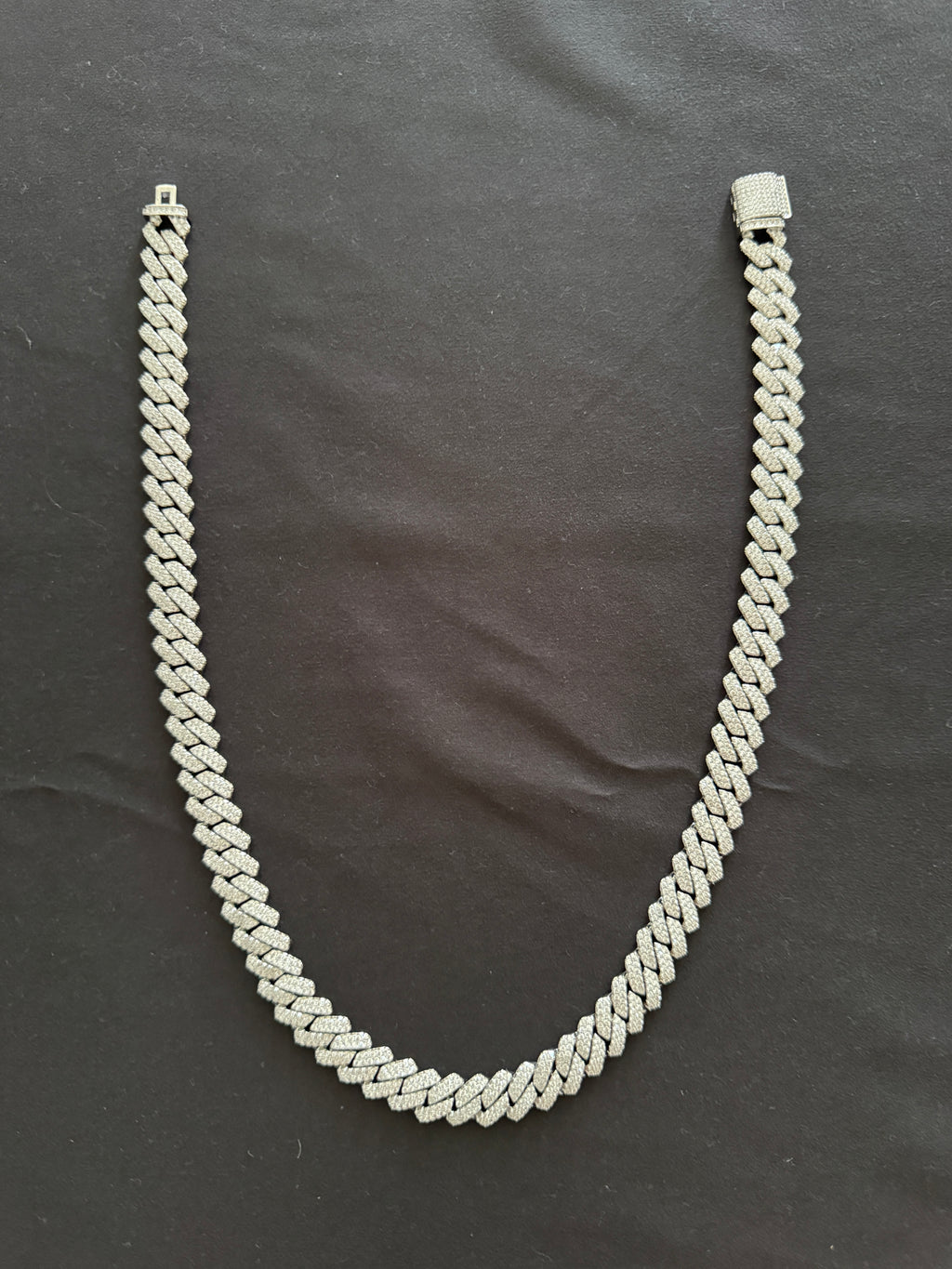 VVS1 Moissanite Cuban Link Chain
