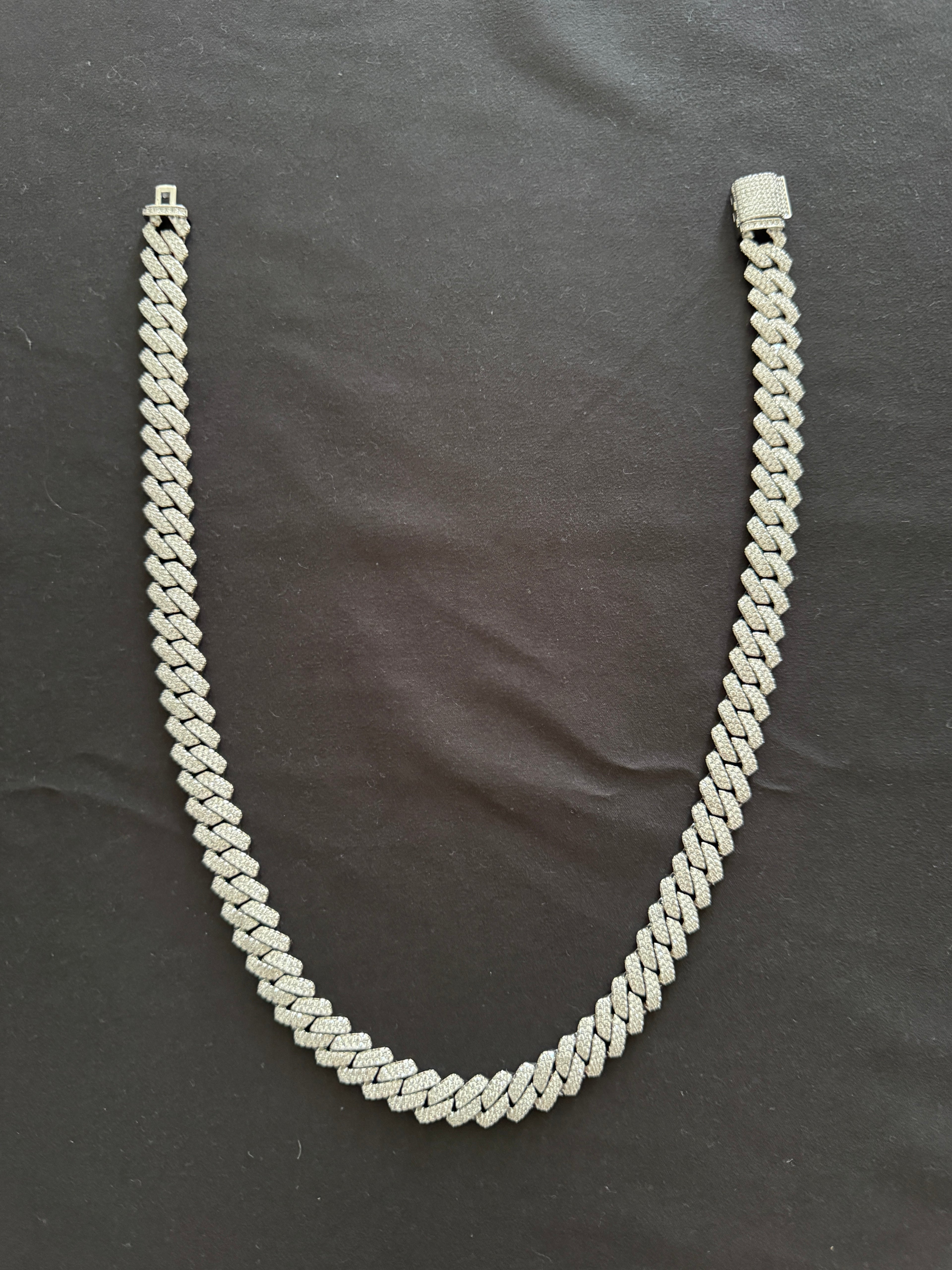 VVS1 Moissanite Cuban Link Chain