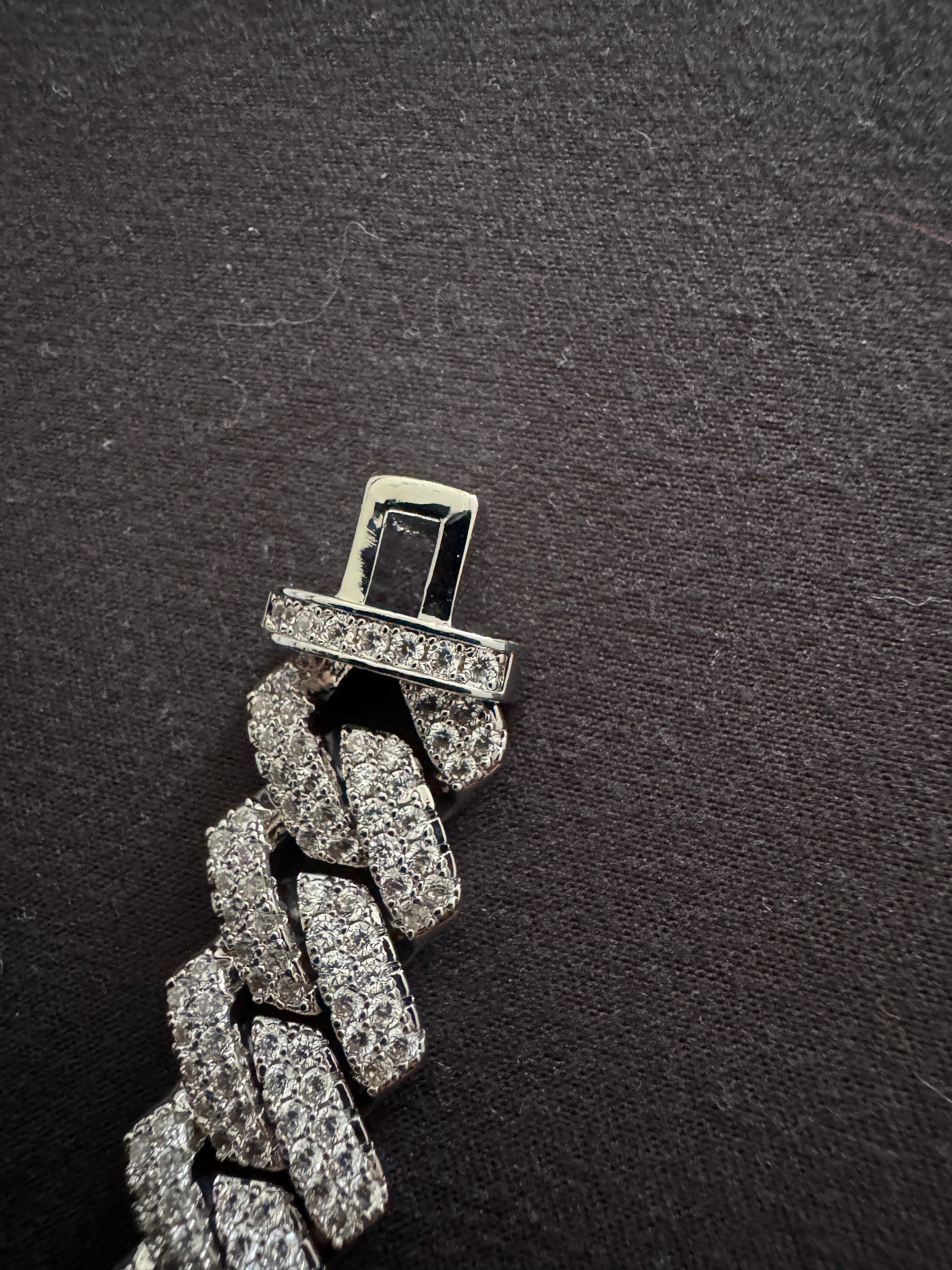 VVS1 Moissanite Cuban Link Chain