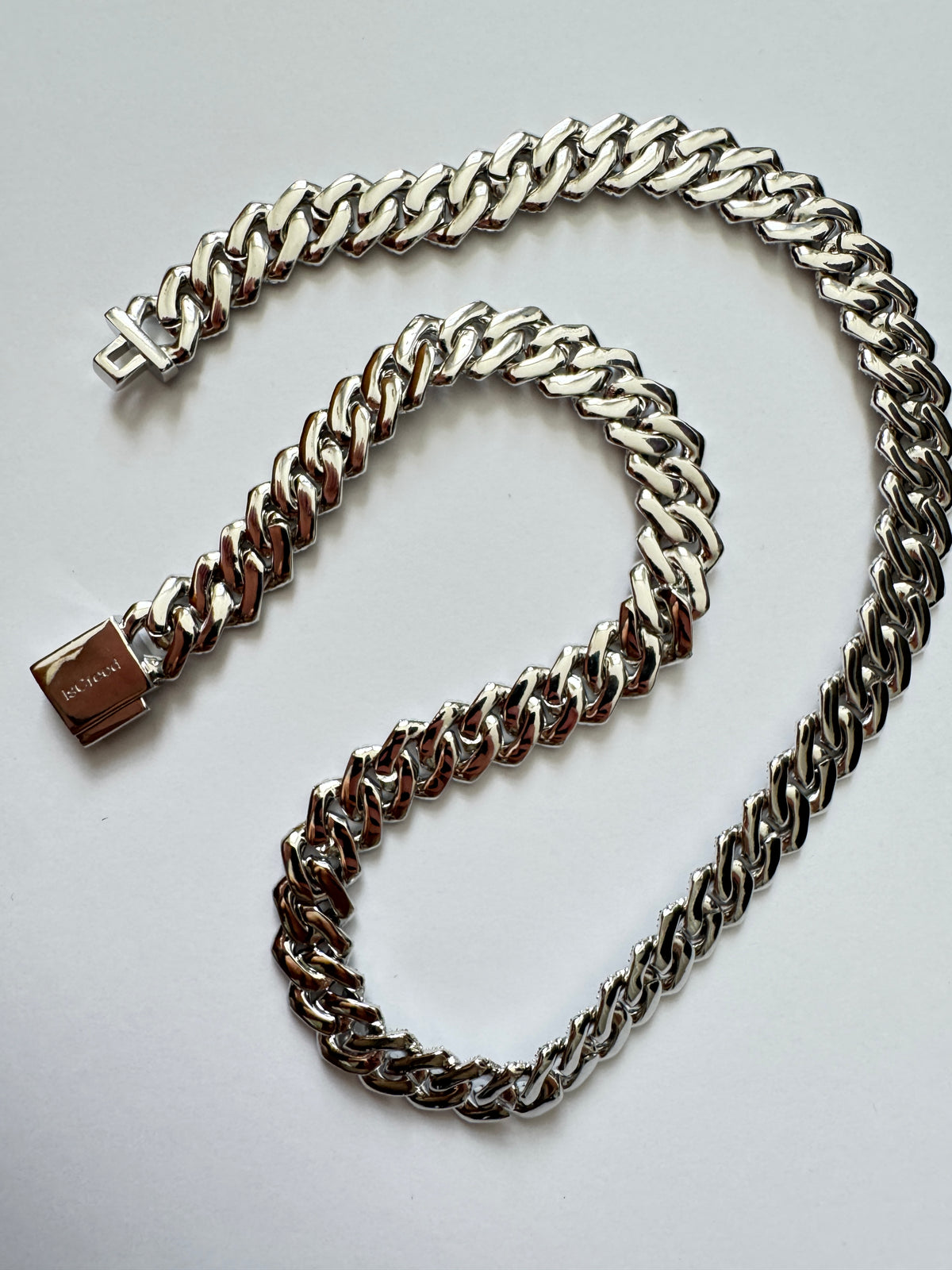 VVS1 Moissanite Cuban Link Chain 14mm Passes Diamond Tester - ISCREED